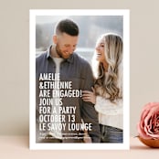 "vasilopita" - Engagement Party Invitations in Opal by chocomocacino - Front