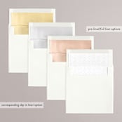 "Cocktail Napkin" - Engagement Party Invitations in Noir by Gwen Bedat - Envelope Liner Options