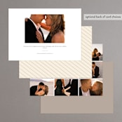 "Cinemascopic" - Engagement Party Invitations in Moonstone by Creo Study - Back of Card Options