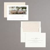 "Cinemascopic" - Engagement Party Invitations in Moonstone by Creo Study - Assembled