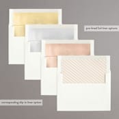 "Cinemascopic" - Engagement Party Invitations in Moonstone by Creo Study - Envelope Liner Options