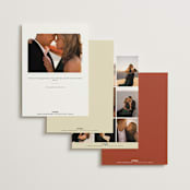 "Bottles of Love" - Engagement Party Invitations in Rust by Ani Somi - Back of Card Options