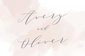 "Modern Brilliance" - Engagement Party Favor Stickers in Blush by Kristie Kern - In Use