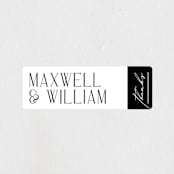 "Modern Editorial" - Engagement Party Favor Stickers in Ink by Ana de Sousa - Front