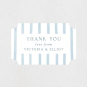"Coastal" - Engagement Party Favor Stickers in Sea by Elly - Front