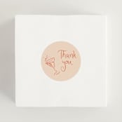"A 'Tini Bridal Shower" - Engagement Party Favor Stickers in Verona by Cotton and Bow - In Use