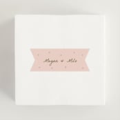"Cup of Love" - Engagement Party Favor Stickers in Petal by Ani Somi - In Use