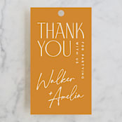 "North" - Wedding Favor Tags in Desert by Owl and Toad - Front