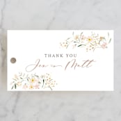 "Garden Engagement" - Wedding Favor Tags in Blush by Itsy Belle Studio - Front