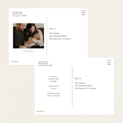 "Delicate Welcome" - Birth Announcements in Cloud by Olivia Raufman - Back of Card Options