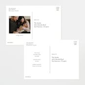 "a.k.a." - Birth Announcements in Classic by Lehan Veenker - Back of Card Options