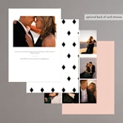 "Wife of the Party" - Bachelorette Party Invitations in Blush by Baumbirdy - Back of Card