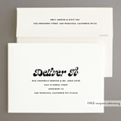 "Wife of the Party" - Bachelorette Party Invitations in Blush by Baumbirdy - FREE Recipient Addressing