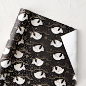 "Peaceful Doves" - Wrapping Paper Roll in Midnight by Elly