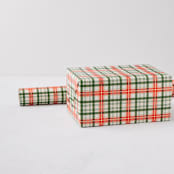 "Pub Plaid" - Wrapping Paper Roll in Classic by Erin L. Wilson