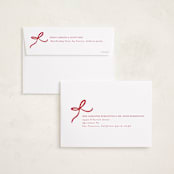 "Precious Two" - Holiday Birth Announcement Cards in Reindeer Nose by Emily Betts - FREE Recipient Addressing