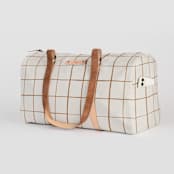 "Montauk" - Fillmore Duffle in Cocoa by Carolyn Nicks - Side Pocket