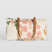 "Botanical Cascade" - Fillmore Duffle in Peony by Erin German - Fillmore Duffle