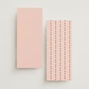 "Princess" - Foil-Pressed Menus in Pine by Claudia Orengo - Back of Card Options