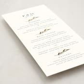 "tompouce" - Foil-Pressed Menus in Diamond by chocomocacino - Detail