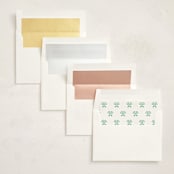 "Crossed Keys" - Foil-Pressed Moving Announcements in Grass by mo kelley - Envelope Liner Options