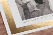"Bright Border" - Wedding Announcements in Gold by kelli hall - Detail