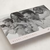 "Minimal Edge" - Holiday Cards in Smoke by Nicole Walsh - Detail