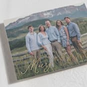 "Modern Traditionalist" - Holiday Cards in Winter by Morgan Kendall - Detail