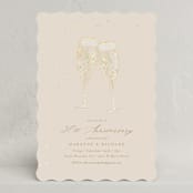 "champagne toast" - Party Invitations in Bubbly by Kamala Nahas - Front