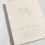 "champagne toast" - Party Invitations in Bubbly by Kamala Nahas - Detail