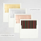 "Holiday Bash" - Party Invitations in Ebony by Susan Moyal - Envelope Liner Options