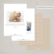 "Just a number" - Party Invitations in Ecru by Creo Study - Back of Card Options