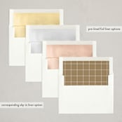 "Just a number" - Party Invitations in Ecru by Creo Study - Envelope Liner Options