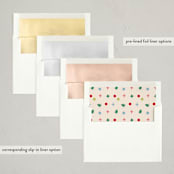 "Holiday Confetti" - Party Invitations in Rainbow by Carolyn MacLaren - Envelope Liner Options