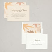 "Tradition" - Party Invitations in Cream by letterfix - Assembled