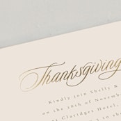 "Tradition" - Party Invitations in Cream by letterfix - Detail