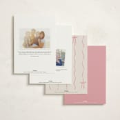 "Sparkling Champagne Tower" - Party Invitations in Petal by Jackie Crawford - Back of Card Options