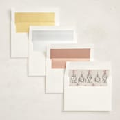 "Sparkling Champagne Tower" - Party Invitations in Petal by Jackie Crawford - Envelope Liner Options