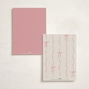 "Sparkling Champagne Tower" - Foil-Pressed Party Menus in Petal by Jackie Crawford - Back of Card Options