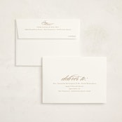"Gilded" - Graduation Thank You Cards in Cream by Tamara Hilje - FREE Recipient Addressing