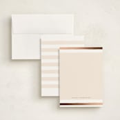 "Versailles" - Personalized Stationery Cards in Cream by Juliana Zimmermann - Assembled