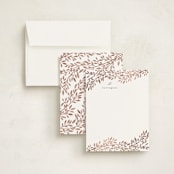 "Perch" - Personalized Stationery Cards in Cotton by Yaling Hou Suzuki - Assembled