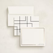 "Effortless" - Personalized Stationery Cards in Pearl by Iveta Angelova - Assembled