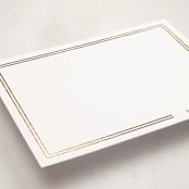 "Effortless" - Personalized Stationery Cards in Pearl by Iveta Angelova - Detail