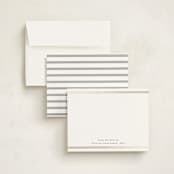 "For Professional" - Personalized Stationery Cards in Sugar by Kristel - Assembled