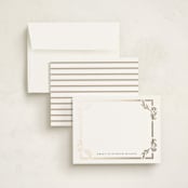 "Classic Love" - Personalized Stationery Cards in Porcelain by Ana de Sousa - Assembled