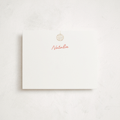 "Party On!" - Personalized Stationery Cards in Sangria Spark by Zove Ahhh - Front