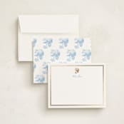 "Cheseapeake" - Personalized Stationery Cards in Sky Blue by Megan Davis - Assembled