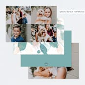 "Swaying" - Personalized Stationery Cards in Water by Everett Paper Goods - Back of Card Options