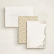 "waves" - Personalized Stationery Cards in Champagne by fatfatin - Assembled